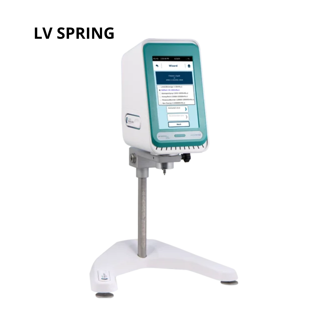 Viscosímetros rotacionales de mesada | Línea de viscosímetros a través de RESORTE “SPRING” | Lamy Rheology Instruments